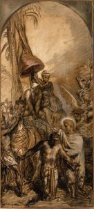 Saint Philip Baptizing The Eunuch Of The Queen Of Ethiopia