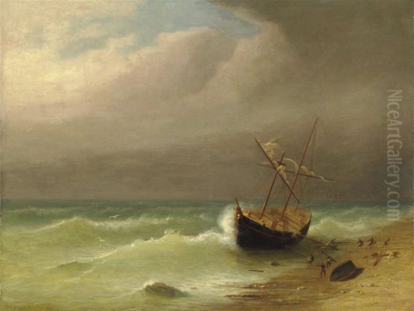 A Beached Ship - view 1