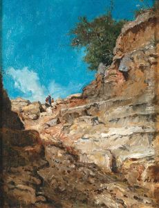 Paysage D'algerie by Marc Alfred Chataud