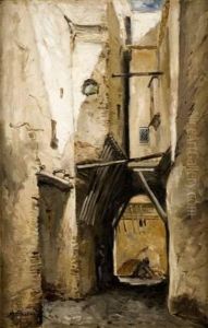 La Rue Sidney A Lager by Marc Alfred Chataud