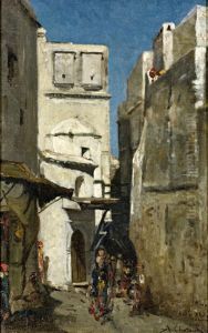 Alger, La Rue Sidi Abdallah by Marc Alfred Chataud