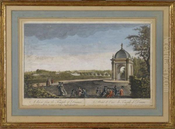 A View Of The Temple Of Diana In The Gardens Of Earl Temple - view 1