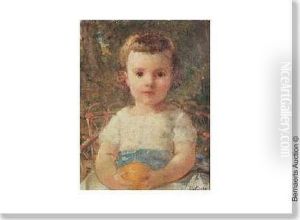 Girl Withball by Jean-Baptiste Chatigny