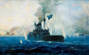 The 'averoff' At Battle The 'averoff' At Battle