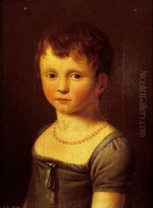 Portrait D'une Petite Fille En Buste by Jeanne-Elisabeth Chaudet