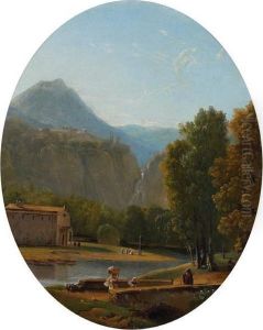 Vue Des Environs De Benevent by Pierre-Athanase Chauvin