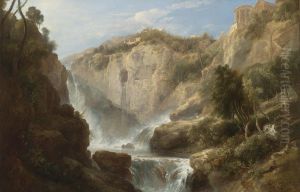 View Of Tivoli by Pierre-Athanase Chauvin