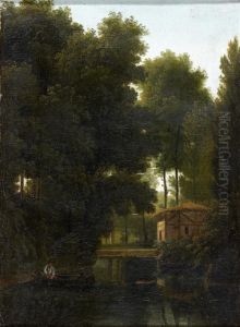 Pavillon Forestier Au Bord D'un Etang