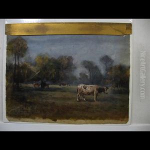 Grazing Cattle by Georges Chavignaud