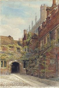 The Cloisters Of An Oxford College by William Cheesman