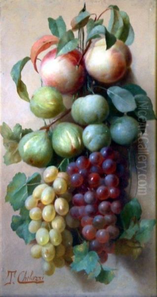 Still Life Of Hanging Fruit - view 1