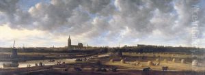 Gezicht op 's-Gravenhage vanuit het zuidoosten.