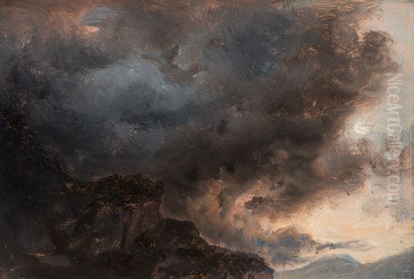 Cloud over a Mountain Top - view 1