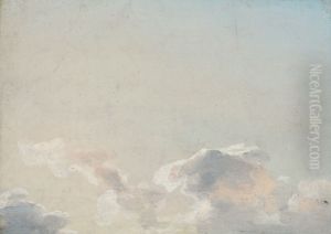 Cloud Study by Johan Wilhelm Ludwig Dahl