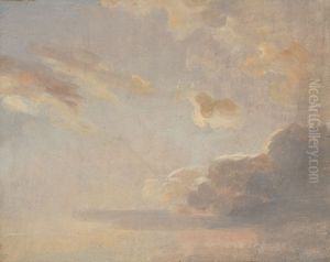 Cloud Study by Johan Wilhelm Ludwig Dahl