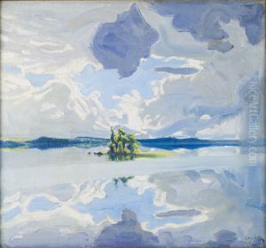 Clouds above a Lake by Akseli Valdemar Gallen-Kallela