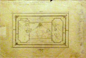 Decoracao para o Palacio da Liberdade - Painel Central (Estudo) by unknown