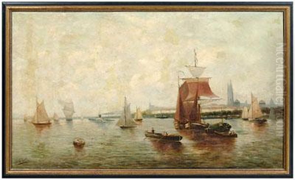 Boat In An Italian Bay - view 1