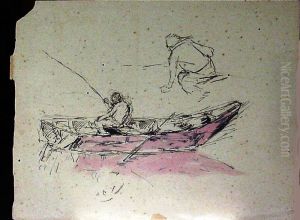 Barco com Pescador