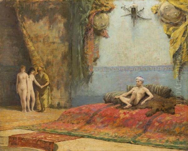 Presentation of theOdalisquesto the Sultan - view 1