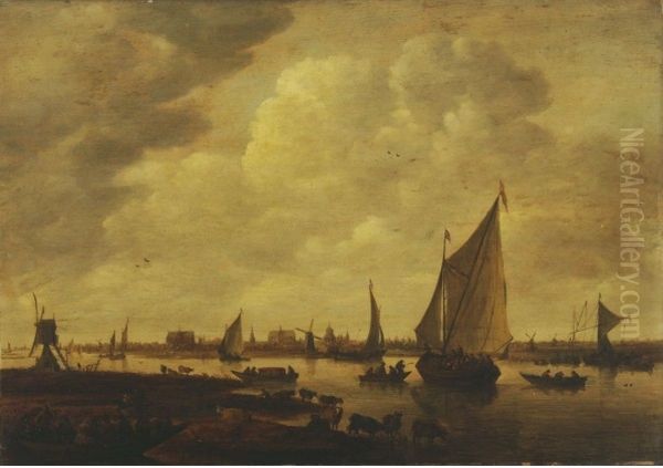 Ansicht der Stadt Leiden - view 1
