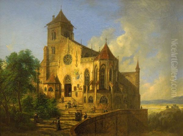 Landscape with a church - view 1