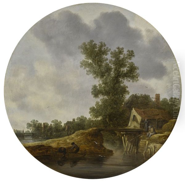 River Landscape (circular) - view 1