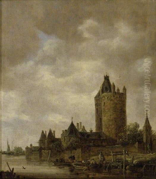 A Castle by a River - view 1