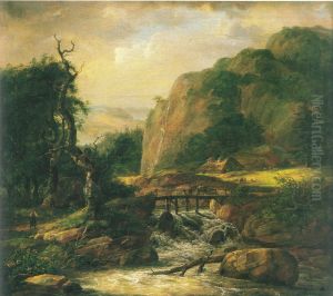 Nordic Landscape with a Bridge