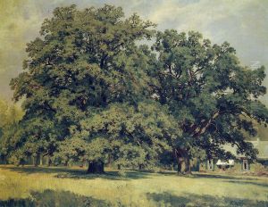 Mordvinovskie duby by Ivan Shishkin