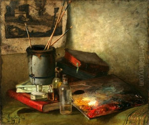 Les pinceaux de l'artiste Les pinceaux de l'artiste