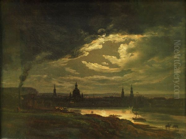 Nachtliche Ansicht von Dresden - view 1