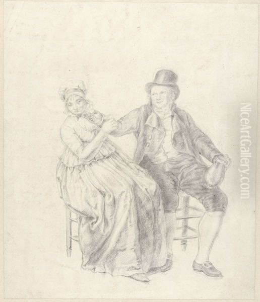 Seated Lady and Gentleman - view 1