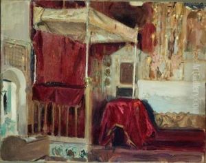 Chapel on the Lachar estate by Joaquin Sorolla