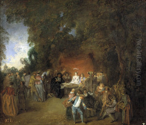 "Capitulaciones de boda y baile campestre."