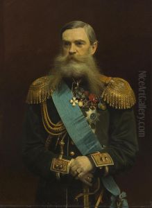 Portrait of Count Frederick Maurice van Heiden (Feodor Loginovich Geiden) by Ivan Kramskoi