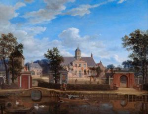 The Chateau of Goudestein, on the River Vecht, near Maarsen