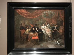 The marriage of Tobias and Sarah (Tobit 7) by Jan Steen