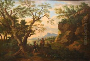 Paysage avec des bandits