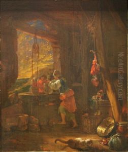Interieur de cuisine. by Willem Kalf