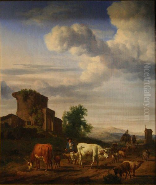 Paysage avec ruines. - view 1