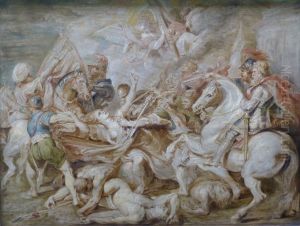 Allegorie de l'Autriche catholique attaquee par les protestants by (studio of) Rubens, Peter Paul