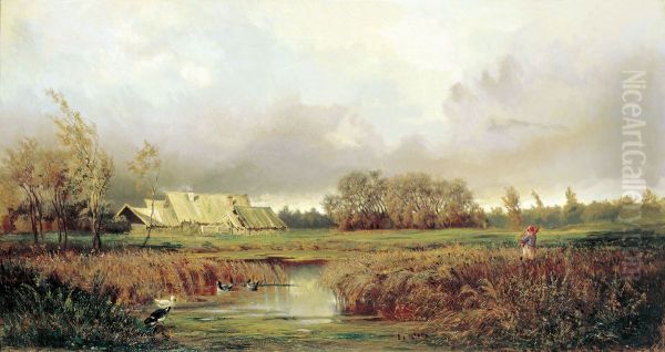 Marsh in Autumn - view 1
