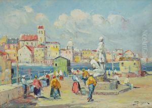 Peisaj Mediteranean by Jean Cheller