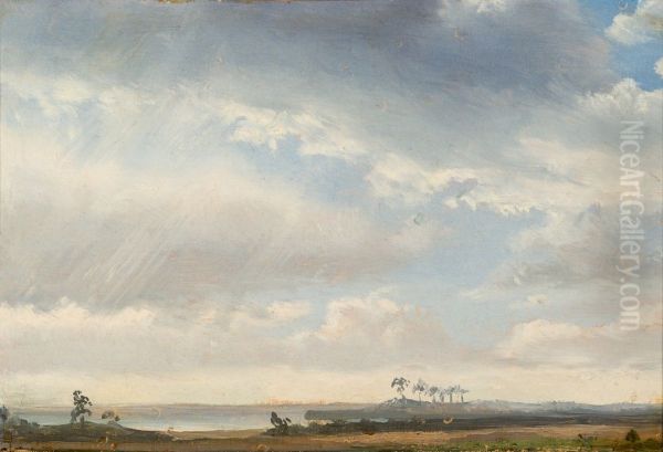 Clouds over a Coastal Landscape - view 1