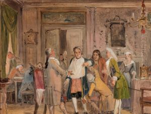 Vielgeschrey's hardships by Wilhelm Marstrand