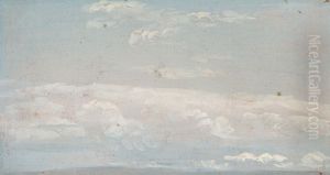 Cloud study by Johan Wilhelm Ludwig Dahl