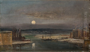 The Elbe in Moonlight