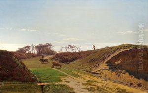A country lane in Northern Jutland by Thorvald Niss