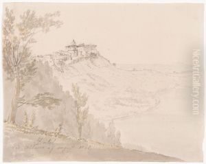 At Albano by Johan Wilhelm Ludwig Dahl